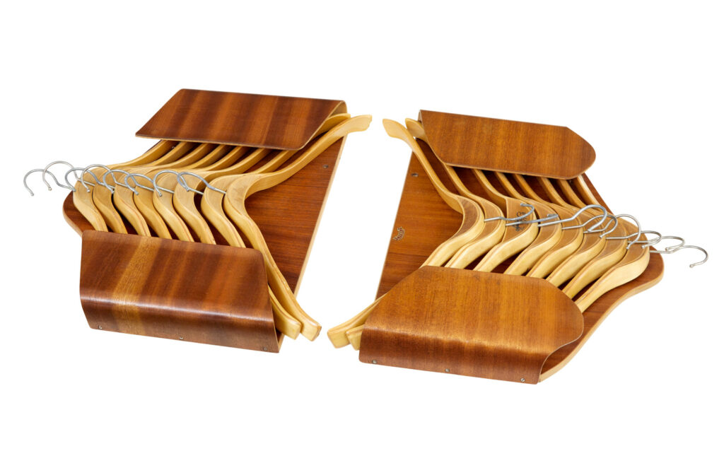 Two Mid 20th Century Coat Hanger Dispensers