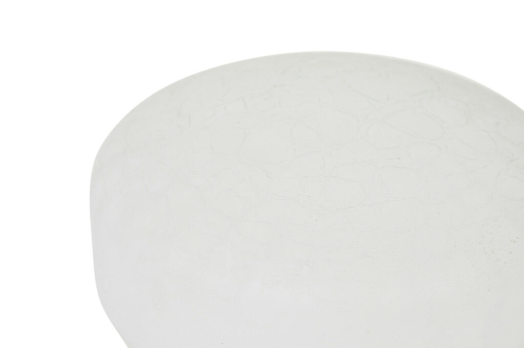 Mid 20th Century Copper and Frosted Glass Table Lamp — image 6