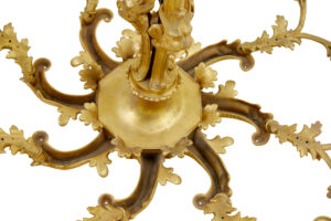 19th Century French Gilded Ormolu 8-Arm Chandelier — thumbnail 4