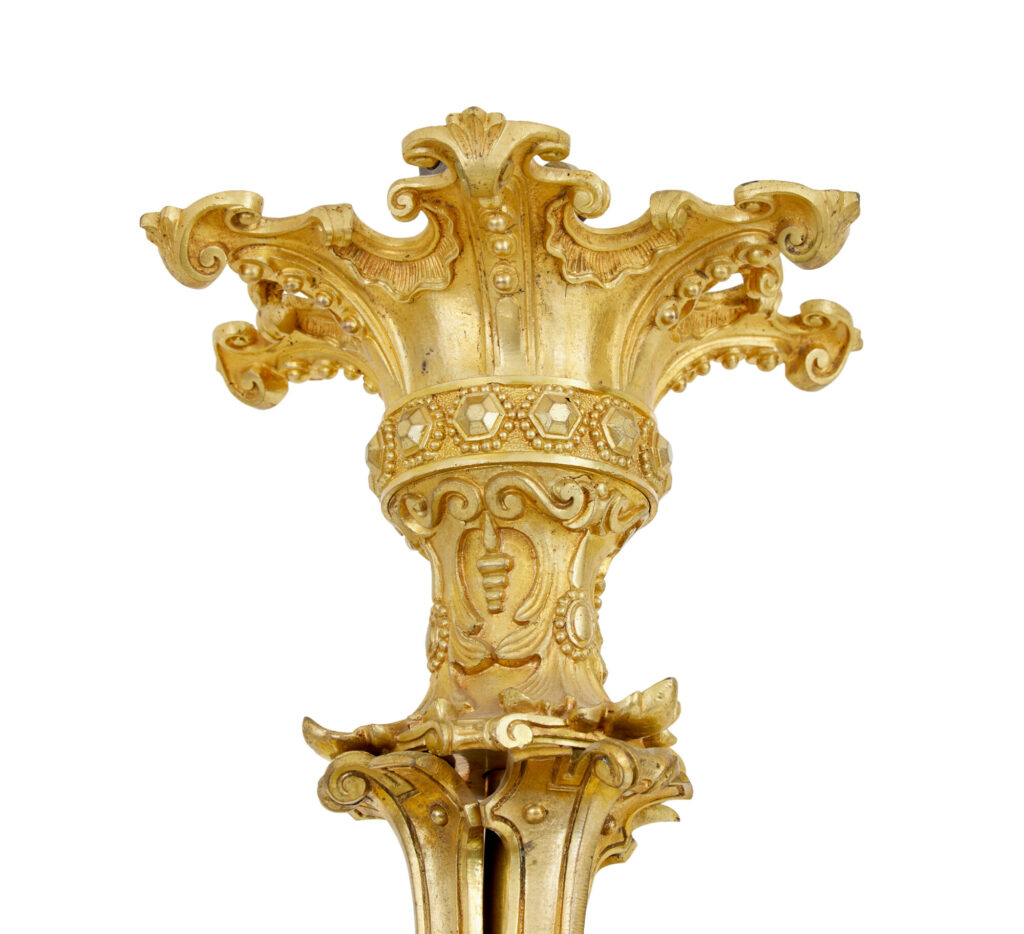 19th Century French Gilded Ormolu 8-Arm Chandelier — image 8