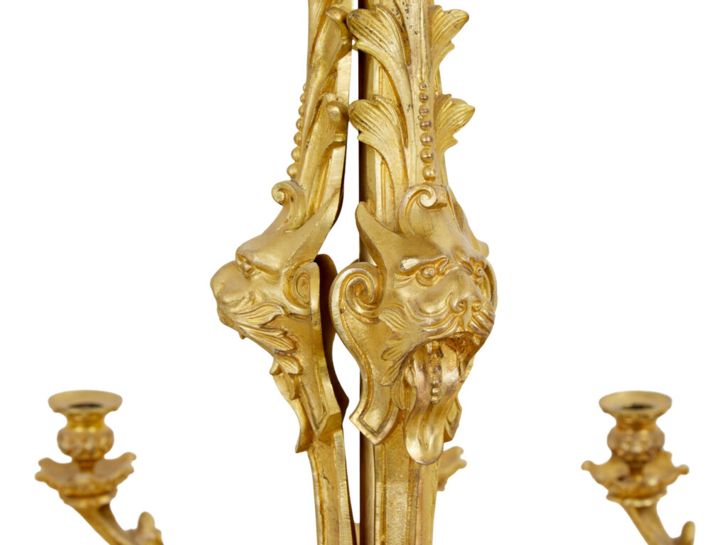 19th Century French Gilded Ormolu 8-Arm Chandelier — image 7