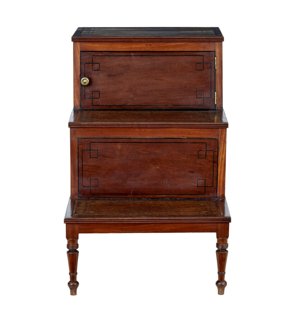 Set of Mid 19th Century Mahogany Library Steps — image 5