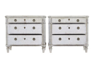 Pair of 19th Century Painted Chest of Drawers — thumbnail 10