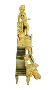 19th Century French Ormolu and Marble Figural Mantel Clock — thumbnail 10