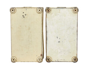 Pair of Early 20th Century Industrial Steel Storage Boxes — thumbnail 3