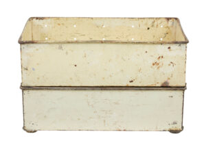 Pair of Early 20th Century Industrial Steel Storage Boxes — thumbnail 6