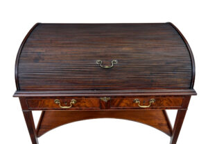 19th Century William Iv Mahogany Roll Top Writing Desk — thumbnail 6