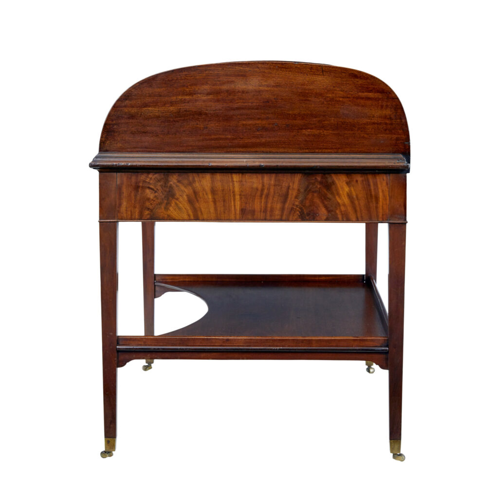 19th Century William Iv Mahogany Roll Top Writing Desk — image 4