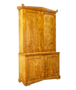 Fine Quality Swedish 19th Century Birch Cabinet — thumbnail 1