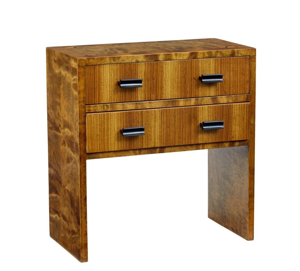 Swedish Mid Century Birch and Elm Side Table