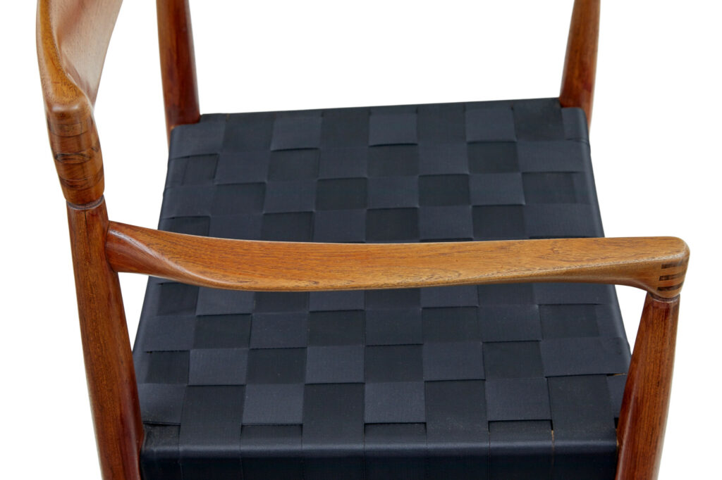 Set of 10 Mid Century Teak Dining Chairs by Bramin — image 2