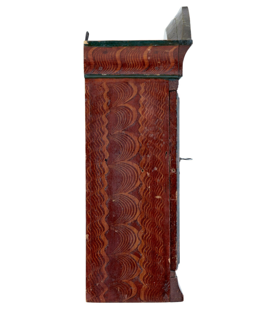 Hand Painted Mid 19th Century Swedish Wall Cabinet — image 6