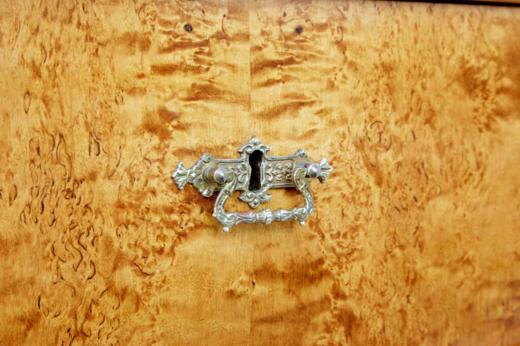 19th Century Swedish Burr Birch Chest of Drawers — image 9