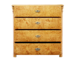 19th Century Swedish Burr Birch Chest of Drawers — thumbnail 5