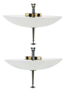 Fine Pair of Large Art Deco Pendant Lights by Orrefors — thumbnail 1