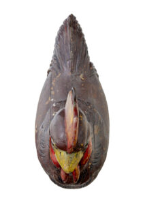 French 19th Century Carved Solid Wood Rooster Shop Display — thumbnail 2