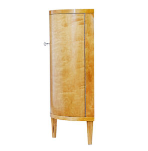 Swedish Mid Century Shaped Low Open Bookcase — thumbnail 6
