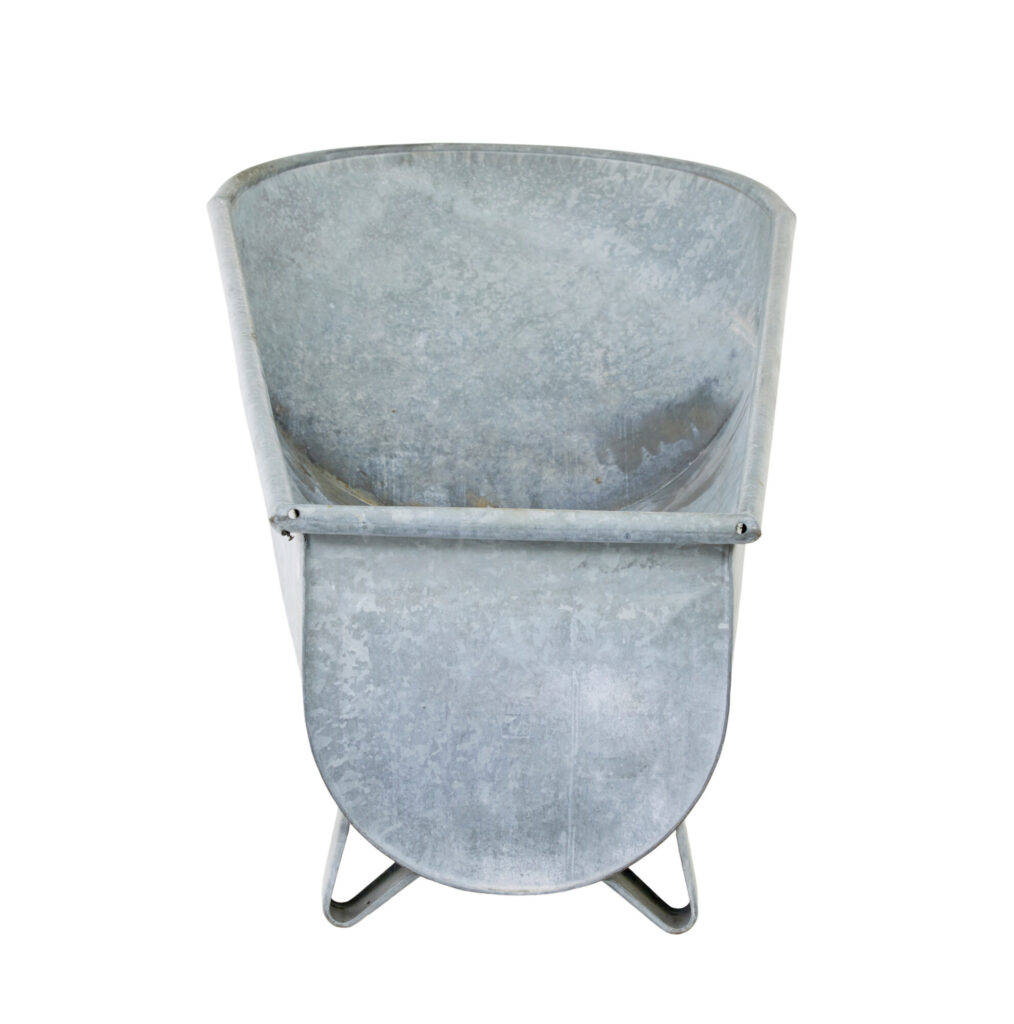 Mid Century Galvanised Tin Bath — image 7