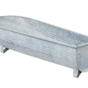 MID CENTURY GALVANISED TIN BATH