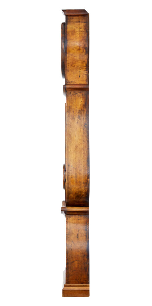 19th Century Swedish Birch Long Case Mora Clock — image 4