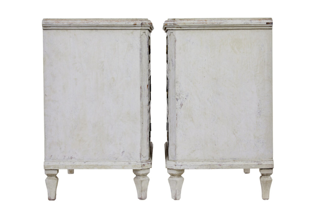 Pair of Swedish Painted 19th Century Commodes — image 7