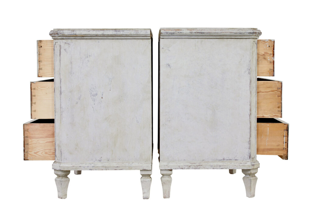 Pair of Swedish Painted 19th Century Commodes — image 8