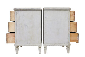Pair of Swedish Painted 19th Century Commodes — thumbnail 8