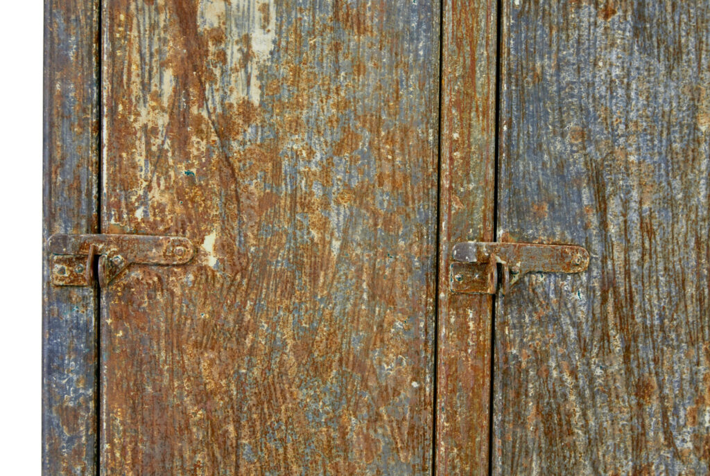 Mid 20th Century Distressed Industrial Cabinet — image 2