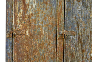 Mid 20th Century Distressed Industrial Cabinet — thumbnail 2