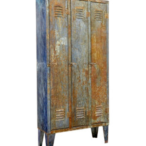 MID 20TH CENTURY DISTRESSED INDUSTRIAL CABINET
