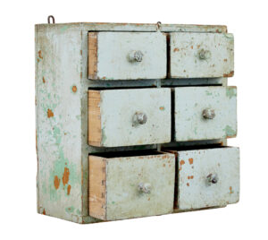 19th Century Scandinavian Rustic Bank of Drawers — thumbnail 7