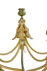19th Century French Ormolu Six-Candle Candelabra — thumbnail 6
