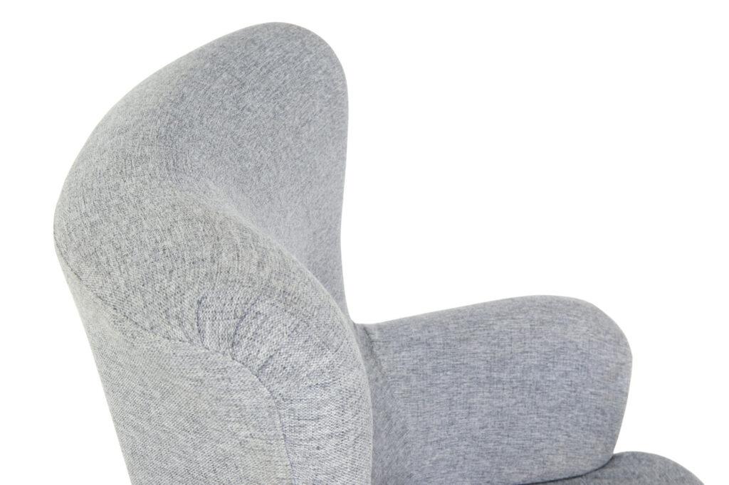 Contemporary Scandinavian Grace Armchair with Stool — image 5