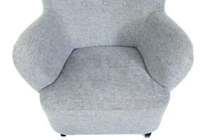 Contemporary Scandinavian Grace Armchair with Stool — thumbnail 6
