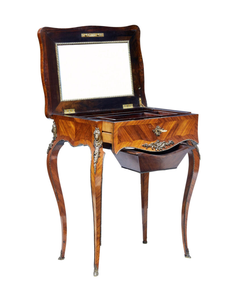 19th Century French Kingwood Sewing Work Table — image 8