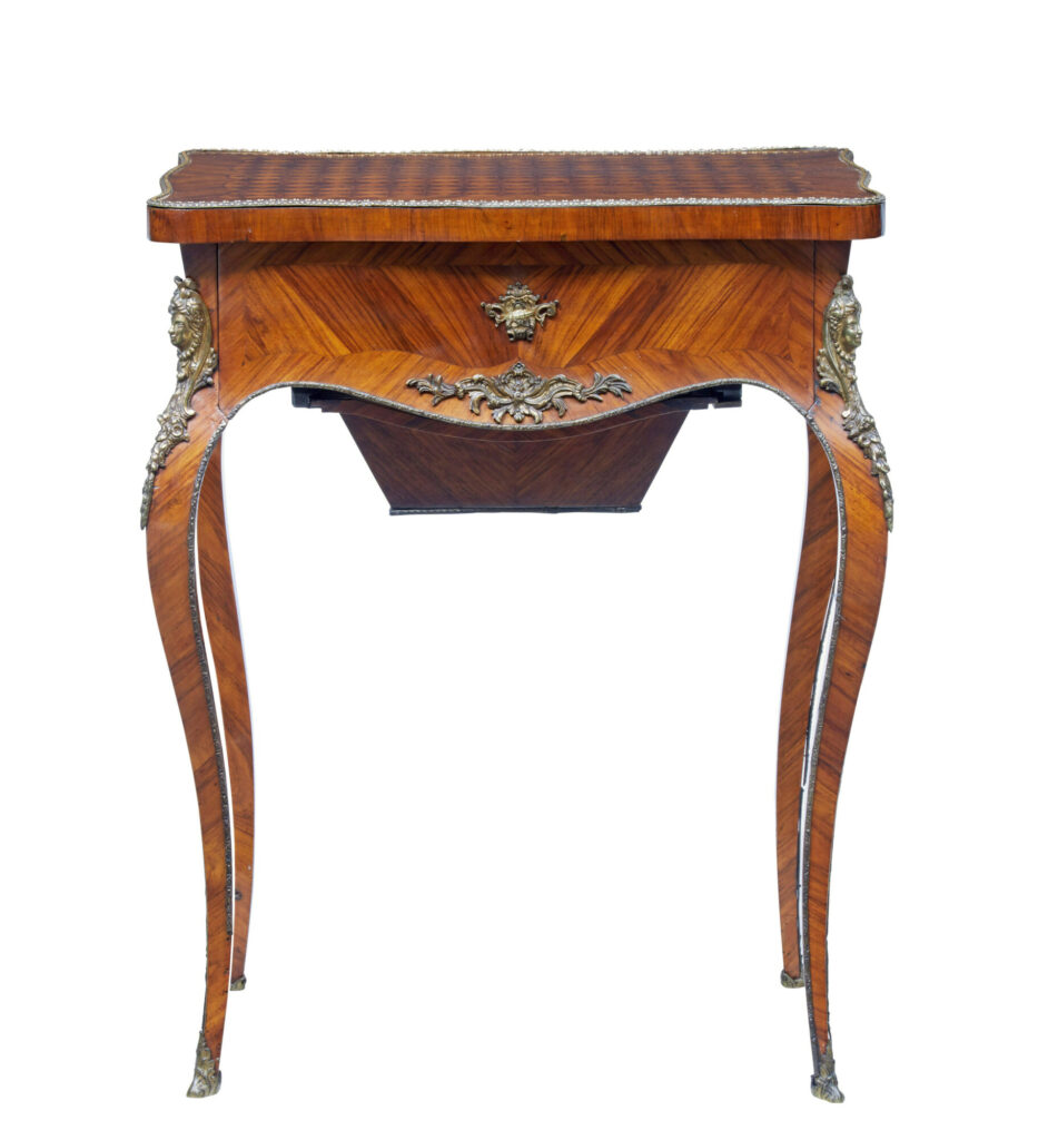 19th Century French Kingwood Sewing Work Table — image 2