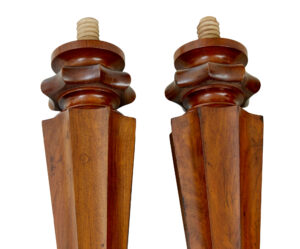 Set of 4 19th Century Mahogany Dining Table Legs for Project — thumbnail 4