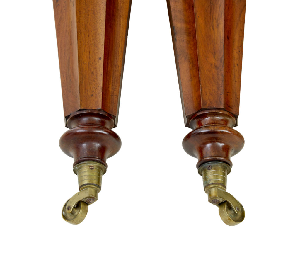 Set of 4 19th Century Mahogany Dining Table Legs for Project — image 5