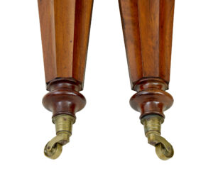 Set of 4 19th Century Mahogany Dining Table Legs for Project — thumbnail 5