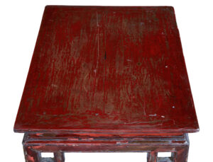 18th Century Red Lacquer Low Occasional Table — thumbnail 2