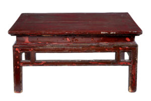 18th Century Red Lacquer Low Occasional Table — thumbnail 4