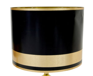 Large Pair of Scandinavian Modern Brass Table Lamps — thumbnail 6