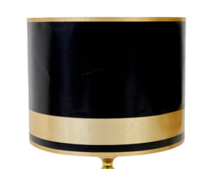 Large Pair of Scandinavian Modern Brass Table Lamps — thumbnail 5