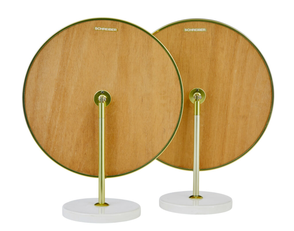 Pair of Schreiber Mid Century Tilting Dressing Mirror — image 4
