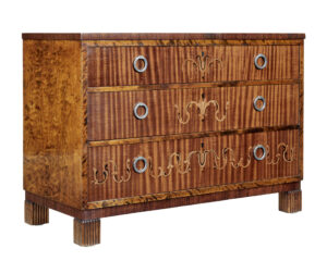 20th Century Art Deco Inlaid Chest of Drawers — thumbnail 1