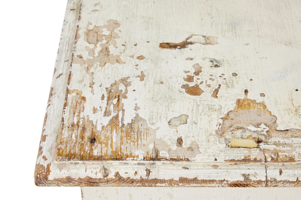 Rustic 19th Century Painted Swedish Pine Cupboard — image 2