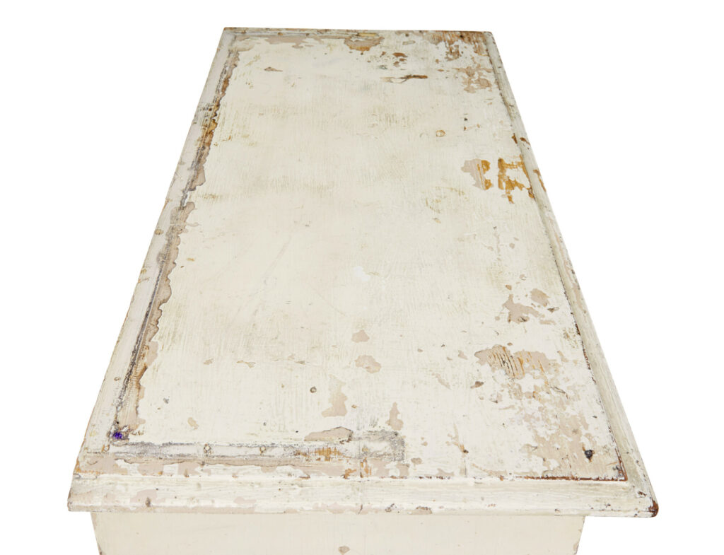 Rustic 19th Century Painted Swedish Pine Cupboard — image 4