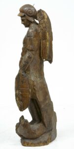17th Century Carved Oak Gothic Figure — thumbnail 3