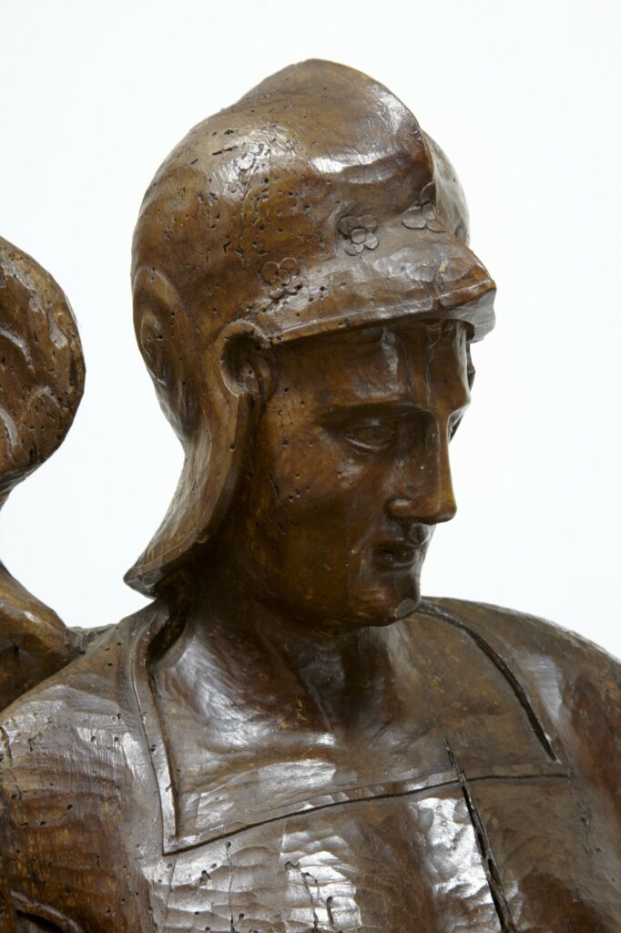 17th Century Carved Oak Gothic Figure — image 6