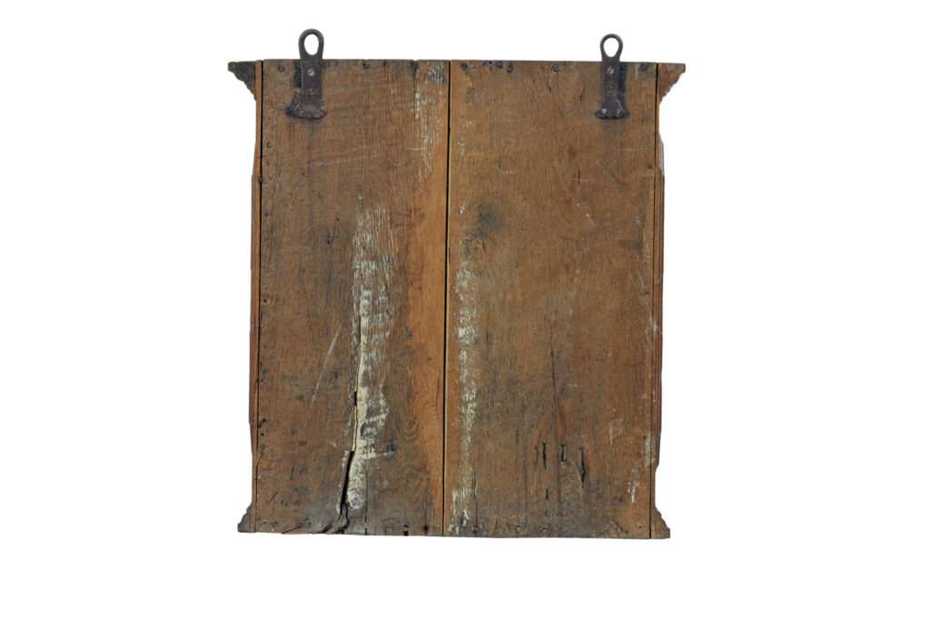 19th Century Baroque Revival Oak Wall Cupboard — image 3